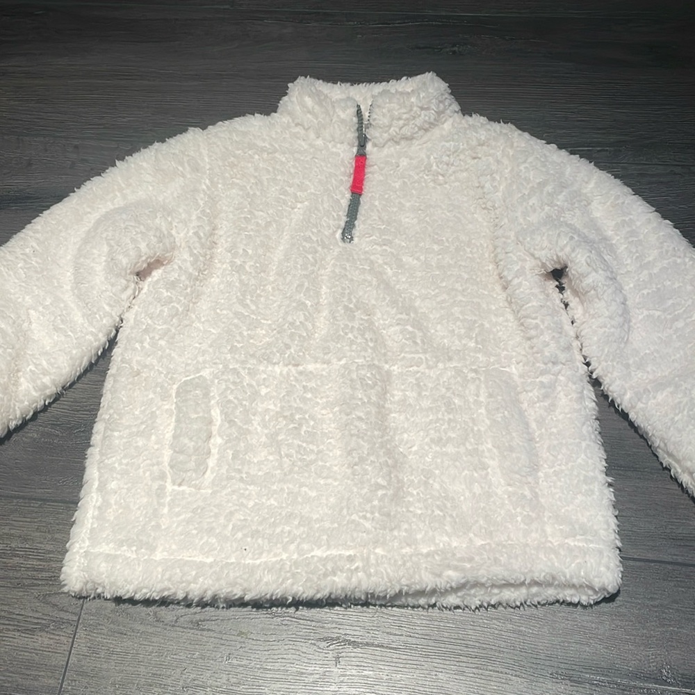 BNWT Gap Kids Sherpa quarter zip cozy sweatshirts size Kids M (8)